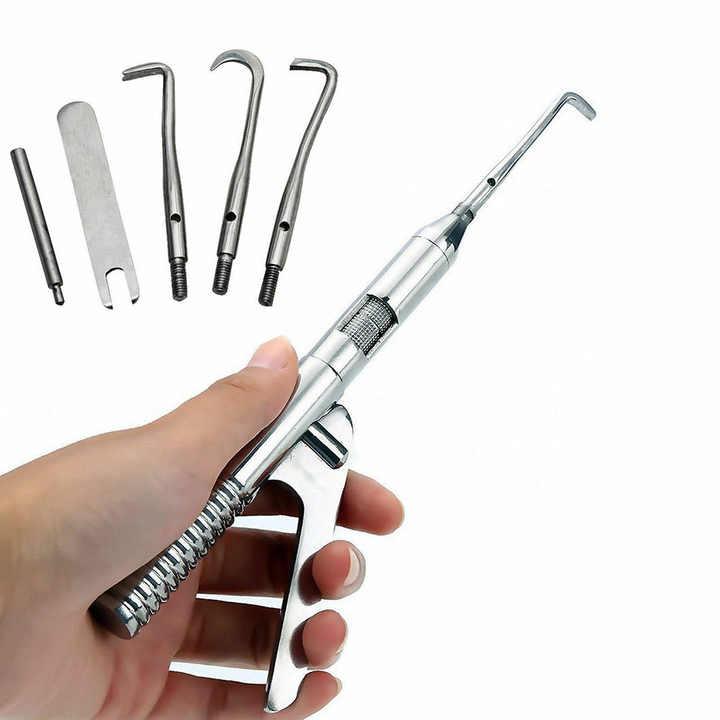 جهاز إزالة تاج الأسنان الأوتوماتيكي بيد واحدة من . Automatic One-Handed Dental Crown Remover Stainless