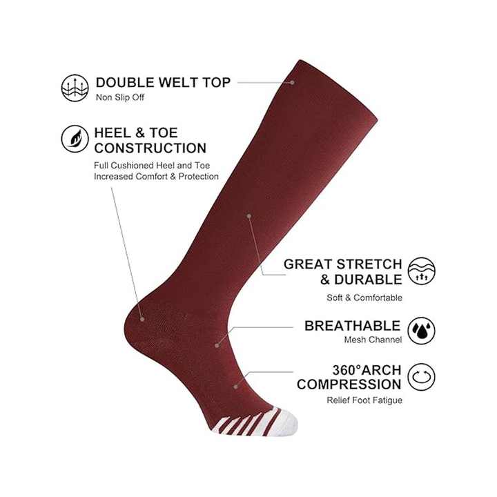 Wear Compression Sports Cotton Socks Professional Sports Socks Factory Cheap Non-slip Sports Socks