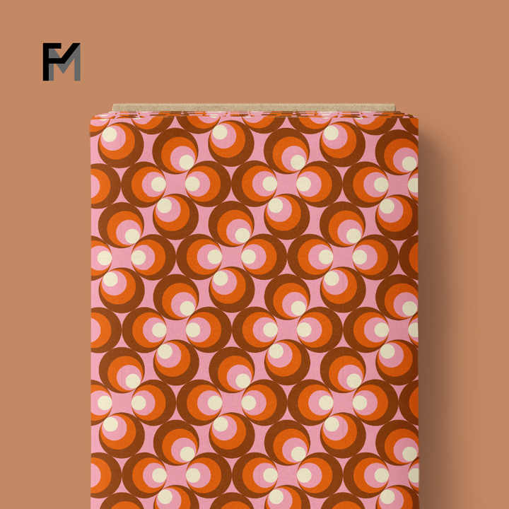 Wallpaper Style for Dress - Finemore Tana Liberty Soft Fabric 2025, Geometric Design 