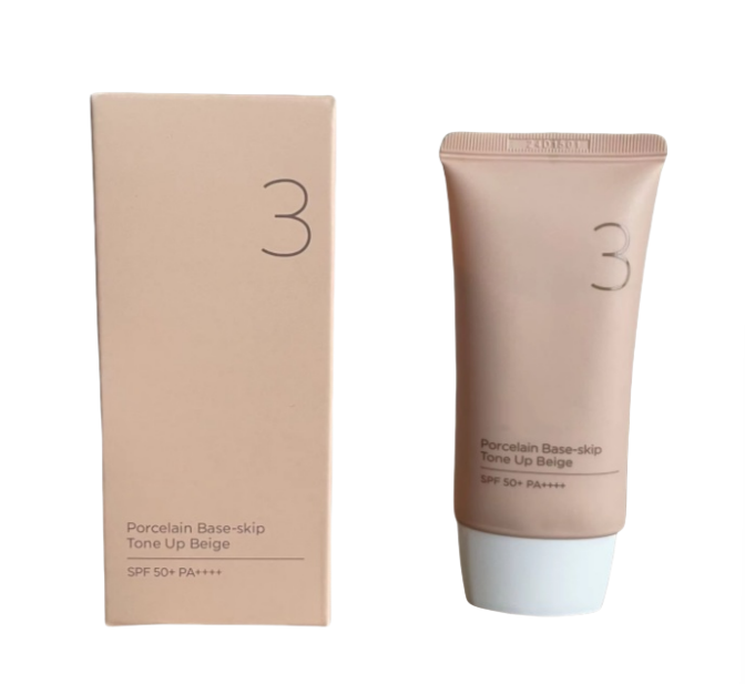 Korean Numbuz NO. 3 Ceramic Foundation Beauty 50 Natural Nude Makeup Cream Brightening SPF 50+ Personal Care Product 