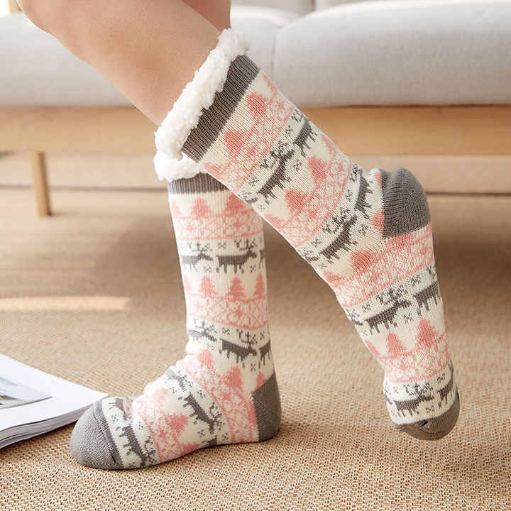 Thick velvet winter socks 