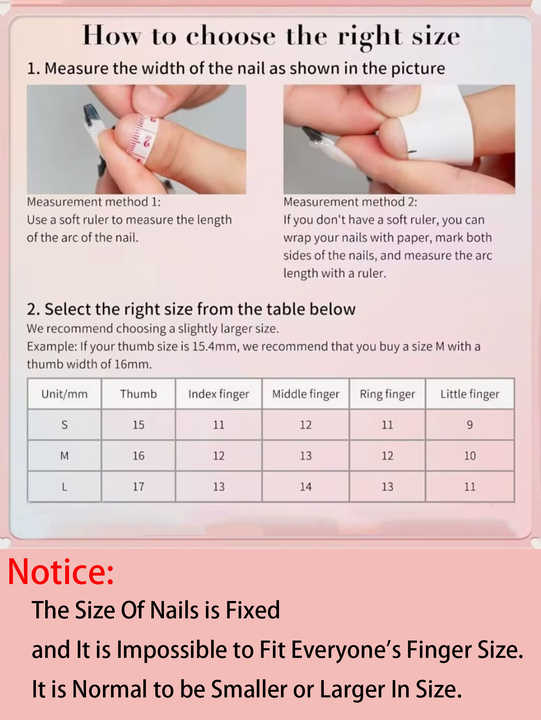 Handmade Artificial Nails 
