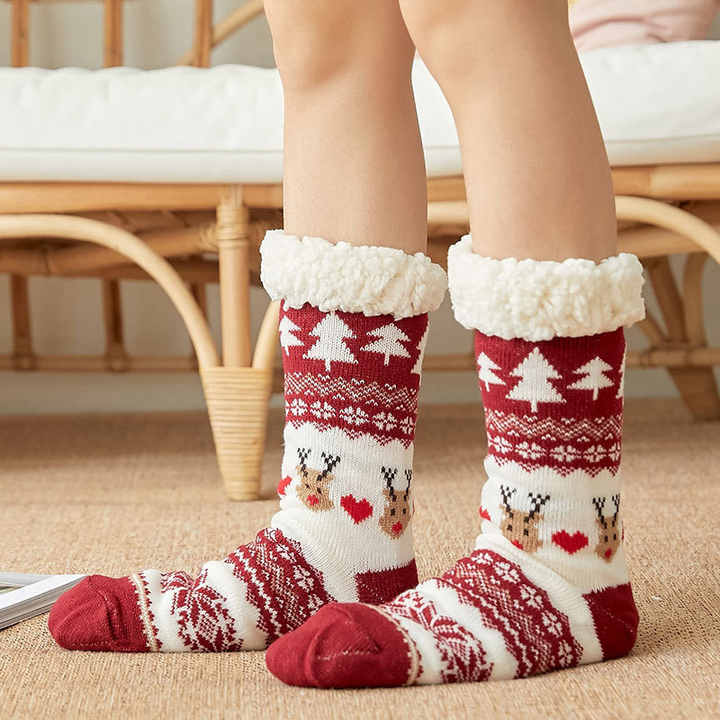 Thick velvet winter socks 