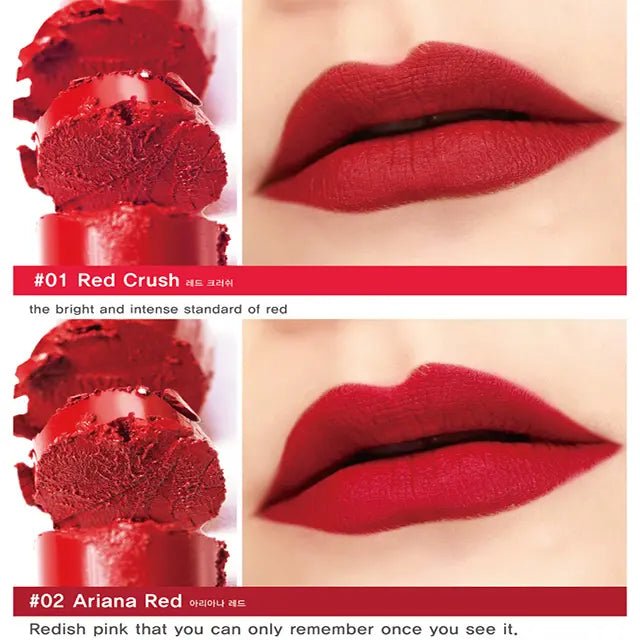 Velvet Coral Korean Skin Care Beauty LIP Matte Makeup Sets 