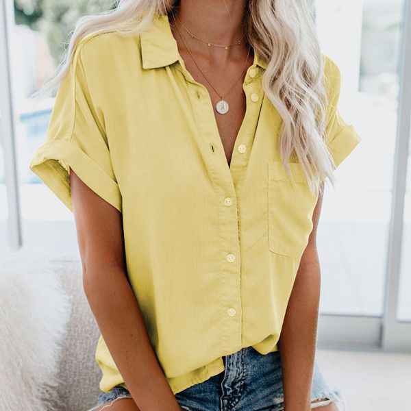 Women's Casual Short Sleeve Shirt