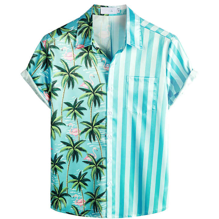 طقم رجالي صيفي كاجوال أنيق . Men's Summer Casual Stylish 2-Piece