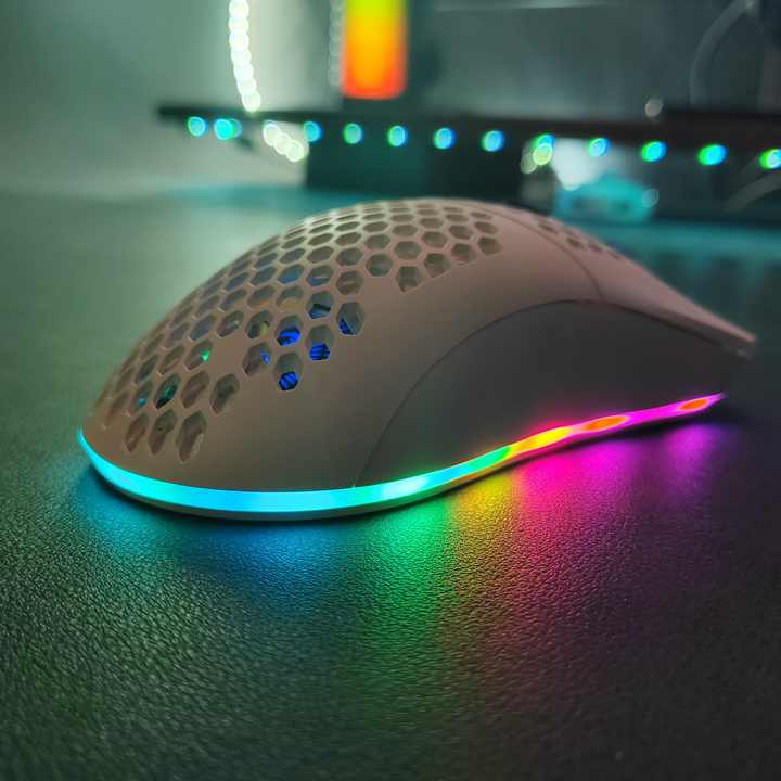 Colorful glowing mouse 