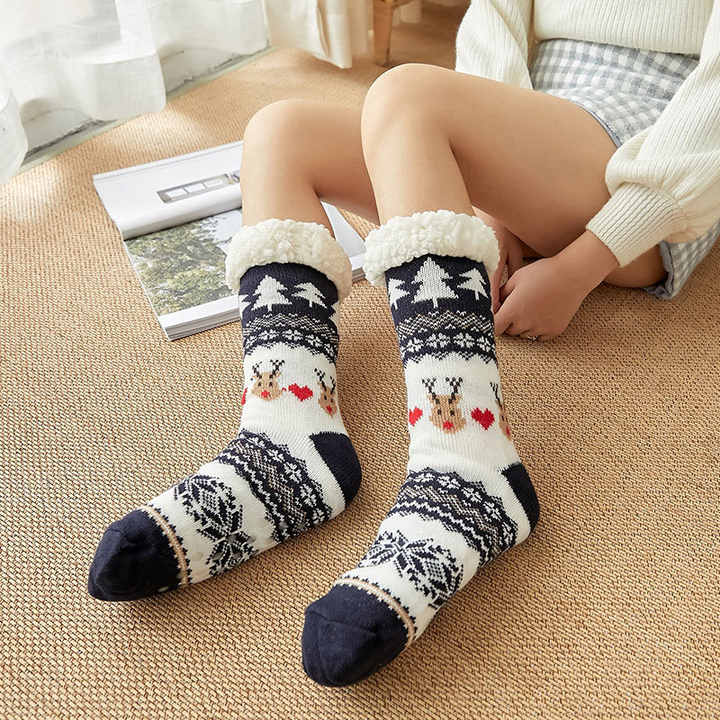 Thick velvet winter socks 