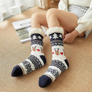 Thick velvet winter socks 