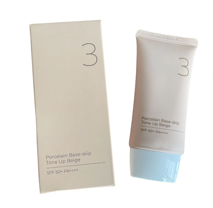 Korean Numbuz NO. 3 Ceramic Foundation Beauty 50 Natural Nude Makeup Cream Brightening SPF 50+ Personal Care Product 