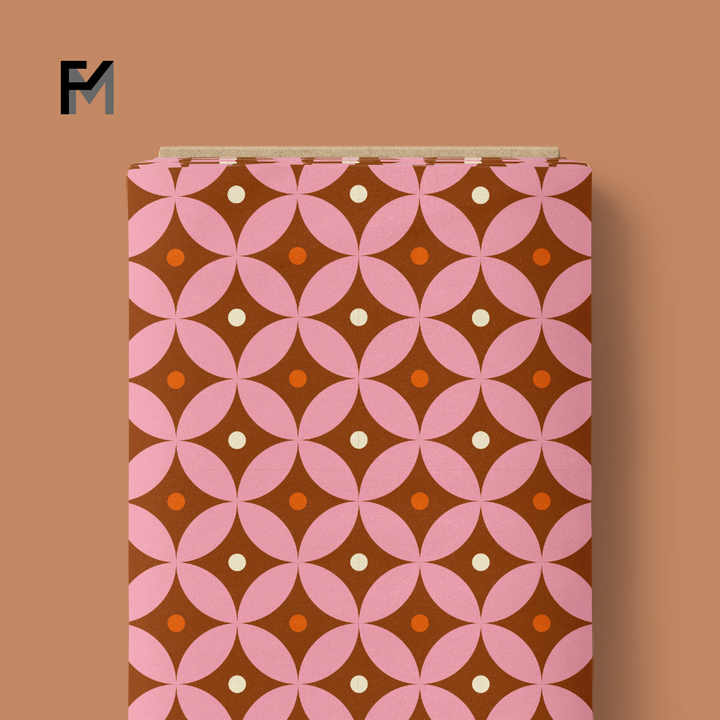 Wallpaper Style for Dress - Finemore Tana Liberty Soft Fabric 2025, Geometric Design 