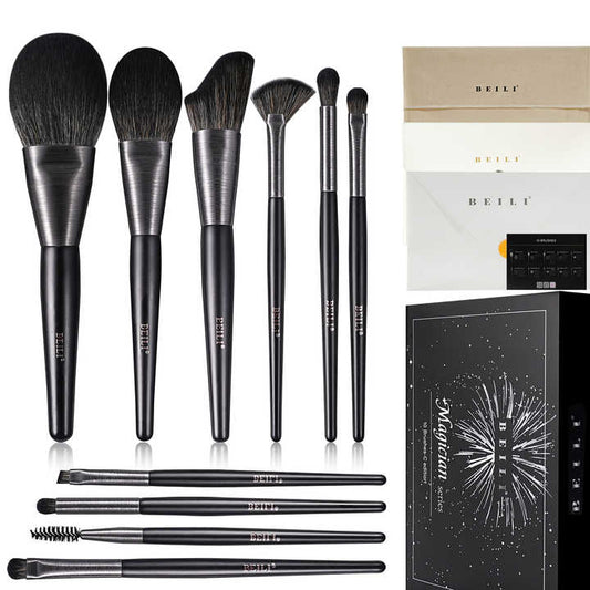 Synthetic hair brush set 