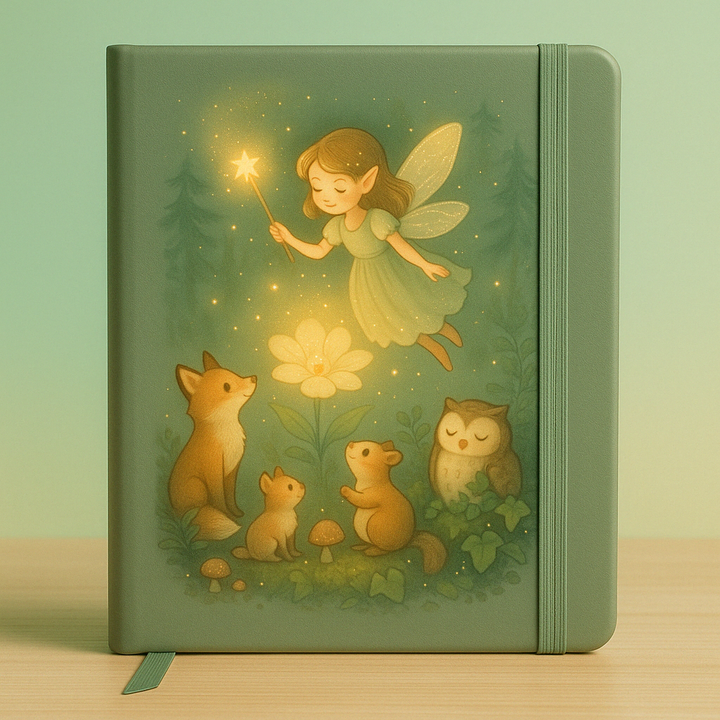 دفتر مذكرات غابة لابلون قزم على شكل حكاية