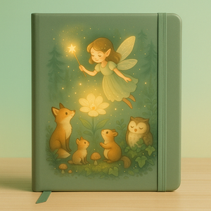 دفتر مذكرات غابة لابلون قزم على شكل حكاية