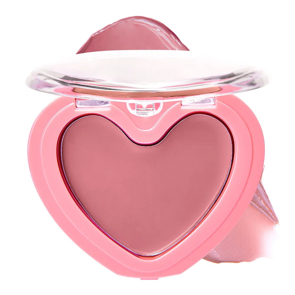 Heart-shaped face blush 