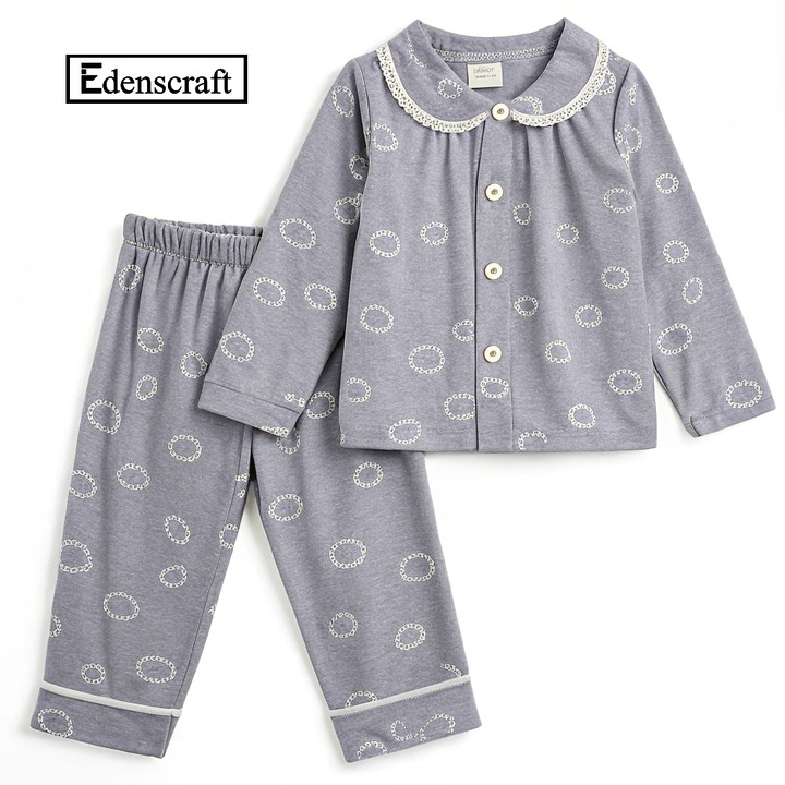 Toddler Girls Sleepwear, Cute Cotton Pajamas, Soft Comfortable Kids Sleepwear, Stylish Girls Sleepwear 