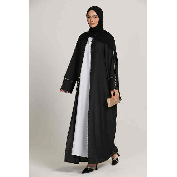 Premium Black - Black Abaya 
