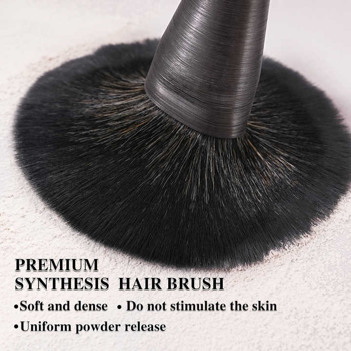 مجموعة فرش مكياج من شعر صناعي