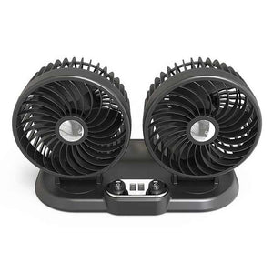 Factory Wholesale 12V 24V Electric Fan Double Head. 