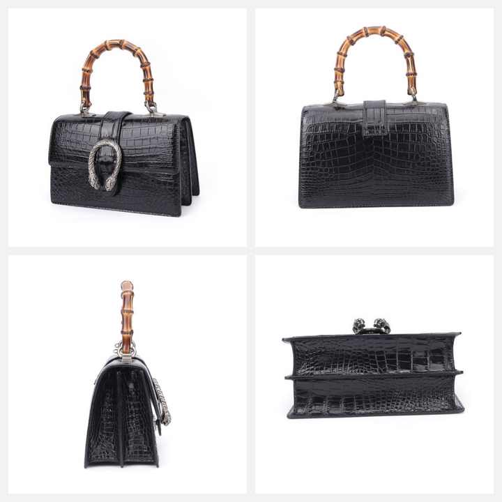 Luxury Women's Handbags - Ladies Bamboo Handle Handbags 
