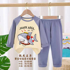 Wholesale Autumn Cartoon Cotton Baby Suit 