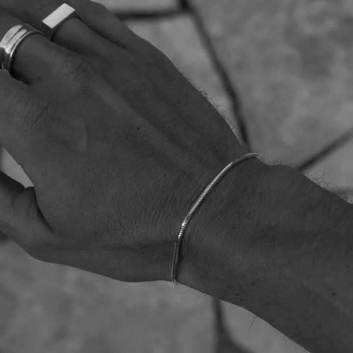silver bracelet 