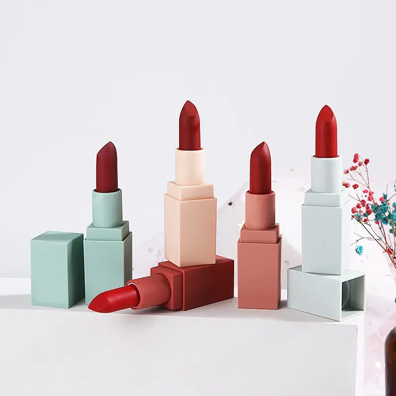 Long Lasting Private Label 5 in 1 Lipstick Set Korean Cosmetics Makeup 