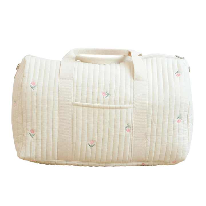 Diaper Bag Shoulder Carrier for Mom and Pet Bear Handbag Embroidered Mommy Bag 
