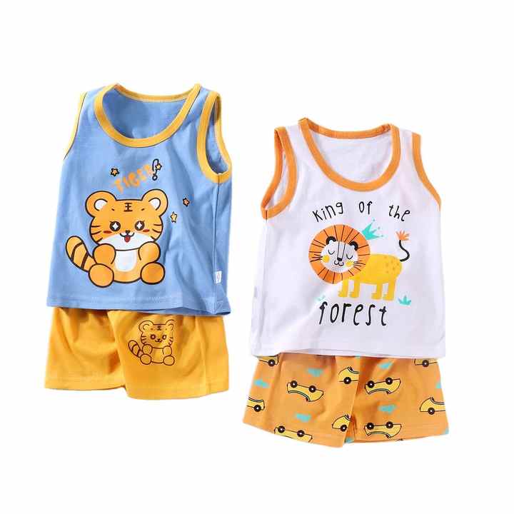 ملابس أطفال للأولاد والبنات صيفية، تي شيرت . Summer children's clothing for boys and g