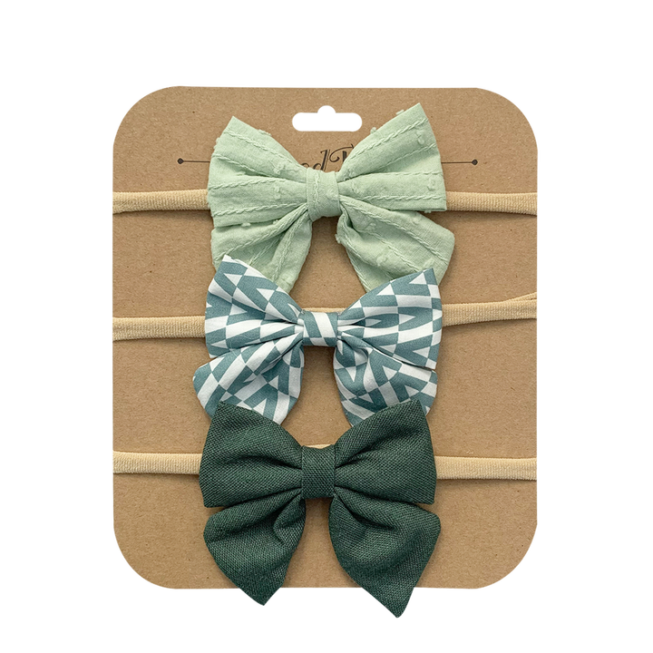 Hair Accessories Cotton Linen Hair Ribbons Nylon Hairband 