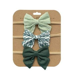 Hair Accessories Cotton Linen Hair Ribbons Nylon Hairband 