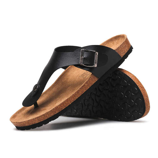Men's cork slippers pair 