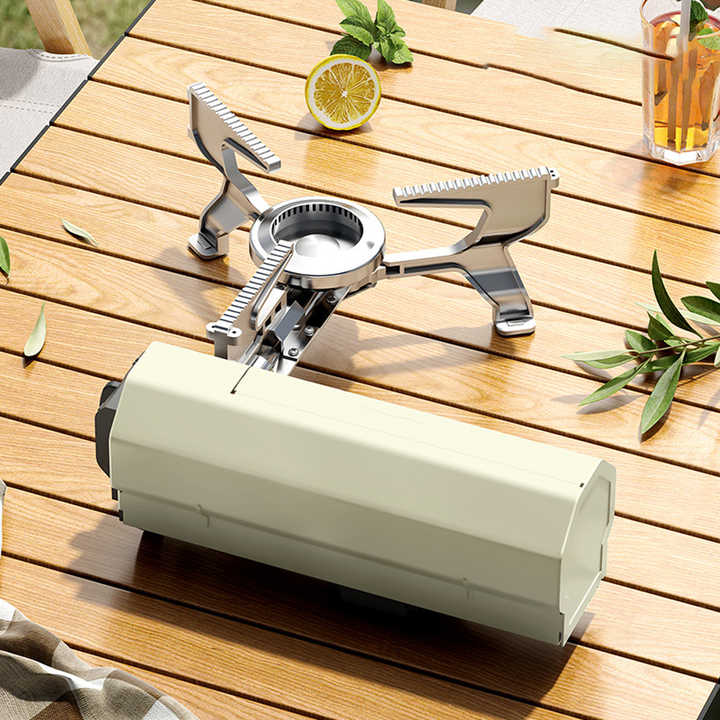 موقد غاز صغير قابل للطي موقد غاز خارجي . Mini Folding Gas Stove Outdoor Camping