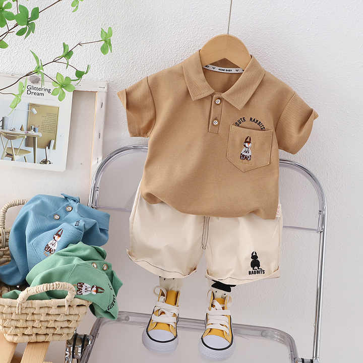 Handsome Summer Toddler Boys Clothing Sets 