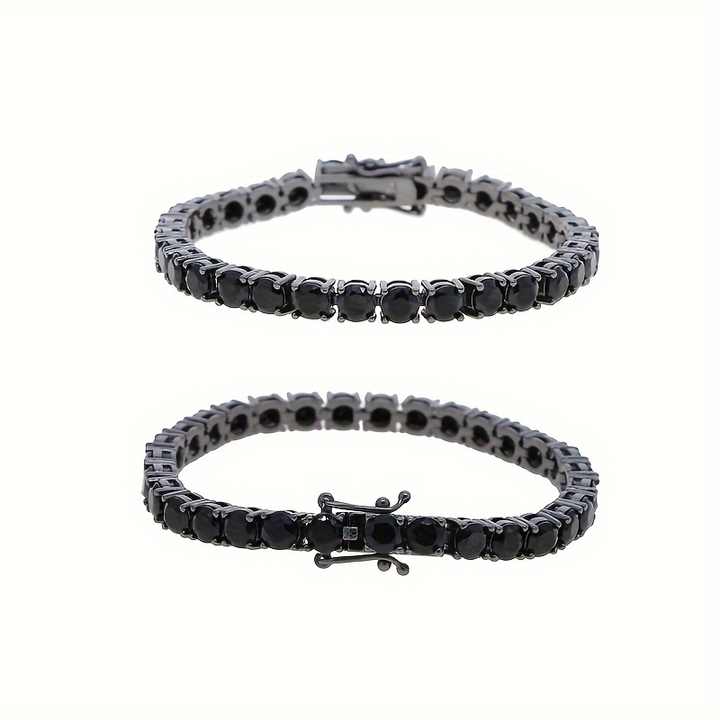 USA Warehouse Black Tennis Chain 4mm 