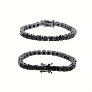 USA Warehouse Black Tennis Chain 4mm 