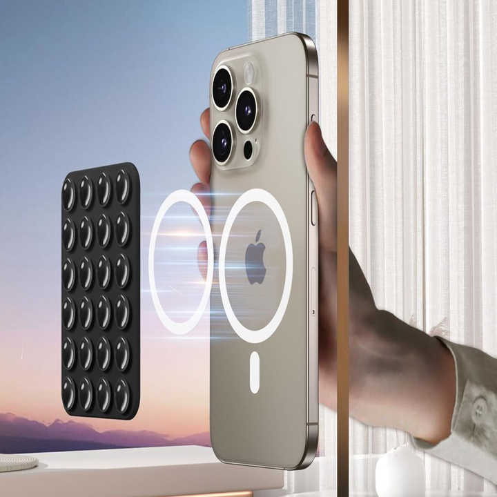 Anti-slip Silicone Suction Magnetic Grip for Mobile 