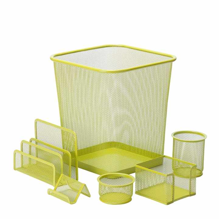 Business Office School Supplies Metal-Mesh Desk Set 