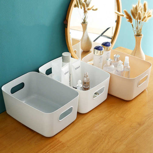 Plastic box for storing household supplies