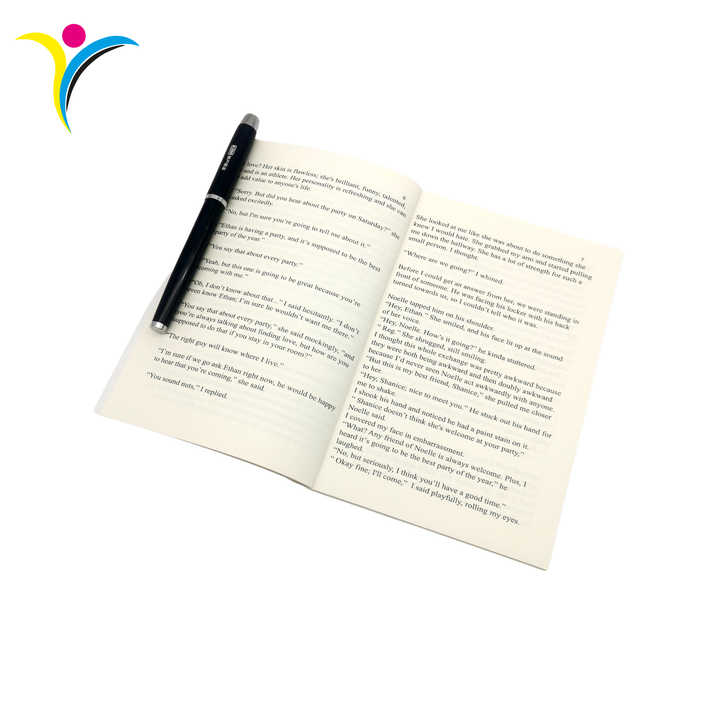 Low MOQ Custom Book Printing White Novel