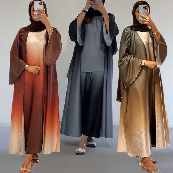 Ombre colored abaya 