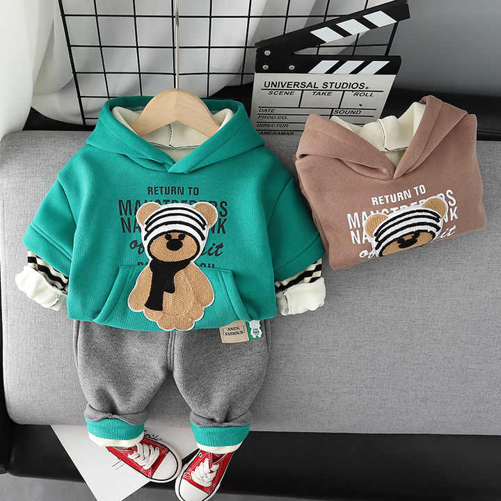 Boys' pants, two-piece set, children's clothing, autumn clothing 