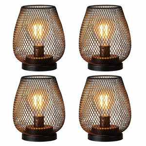 Nordic Artificial Bird Cage Desk Lamp Decorative 