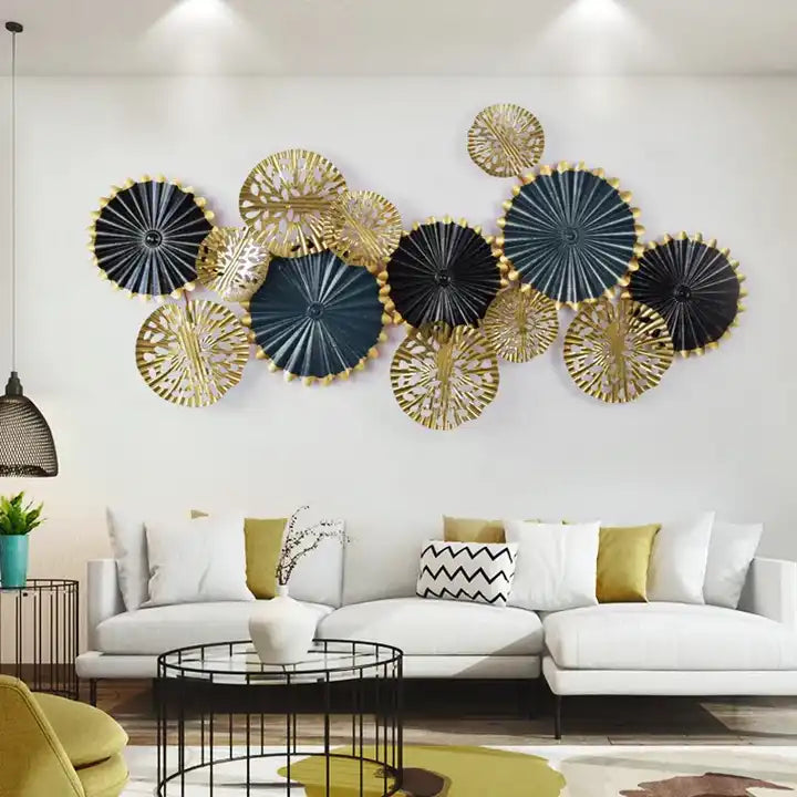 ديكور جداري معدني ثلاثي الأبعاد تجريدي حديث . High Quality Modern Abstract 3D Metal Wall Decor Iron
