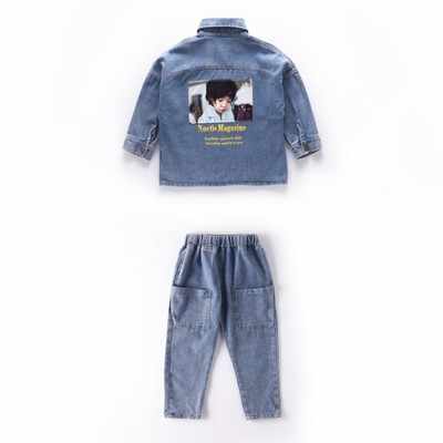 Wholesale Summer Jeans for Boy Kids Clothes 1 Set Made in China 
