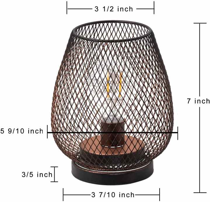 Nordic Artificial Bird Cage Desk Lamp Decorative 