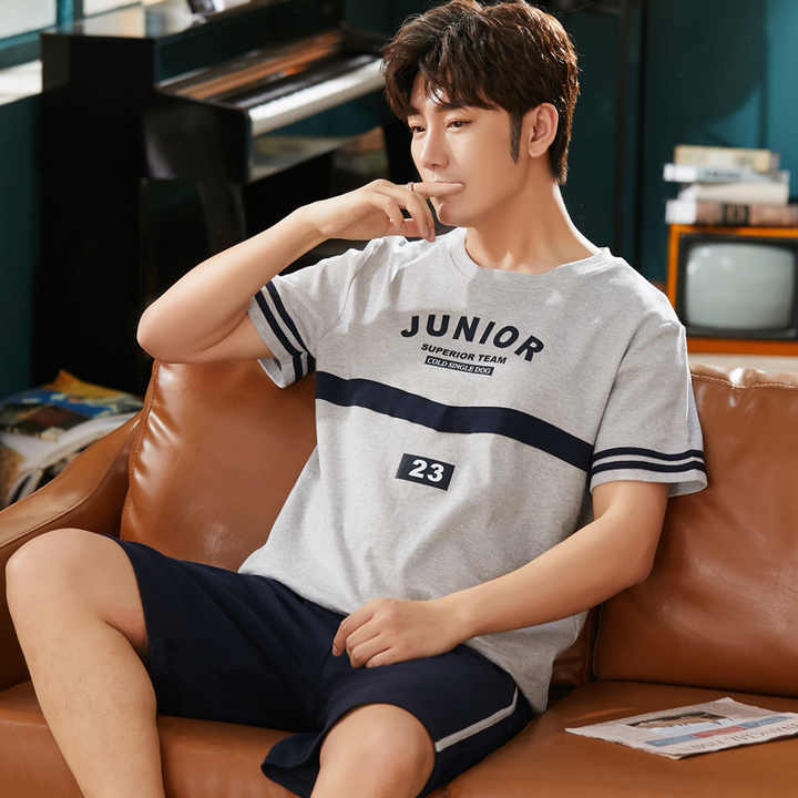 . طقم بيجامة قطنية