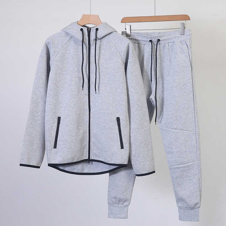 Men's Full Zip Hoodie. New Tech OEM Wholesale 