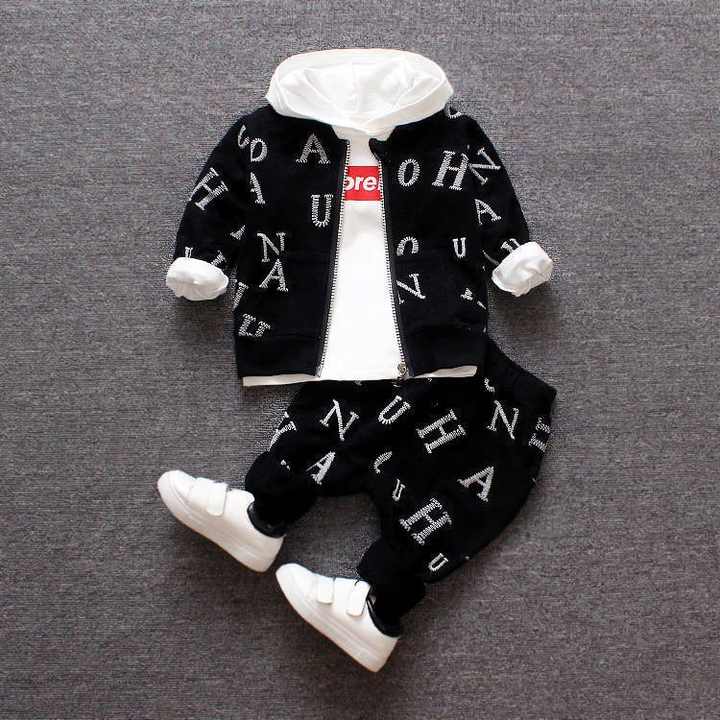 Boys' pants, children's clothing for spring, autumn and winter, set 