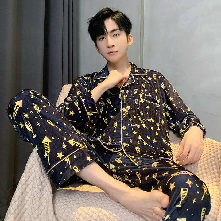 SAMWESTART New Men's Pajamas 
